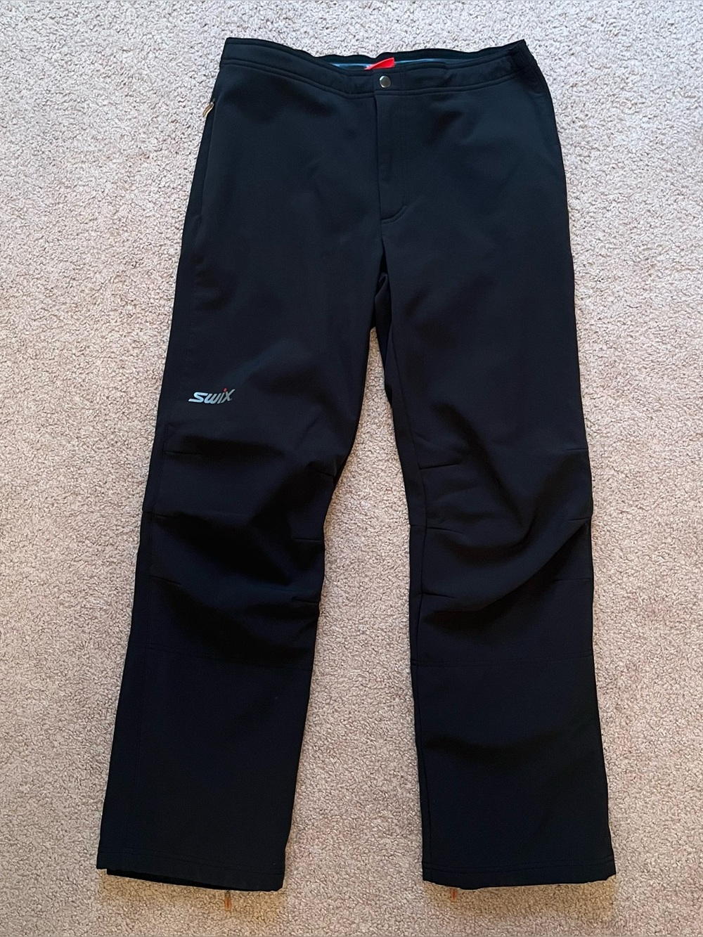 Swix Black Cross-Country Ski Pants Womens Size L Winter Active Water Resistant